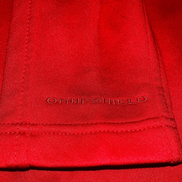 Men’s L Columbia Omni-Shield Ohio State Buckeyes Red/Black Quarter-Zip Pullover - Picture 5 of 6